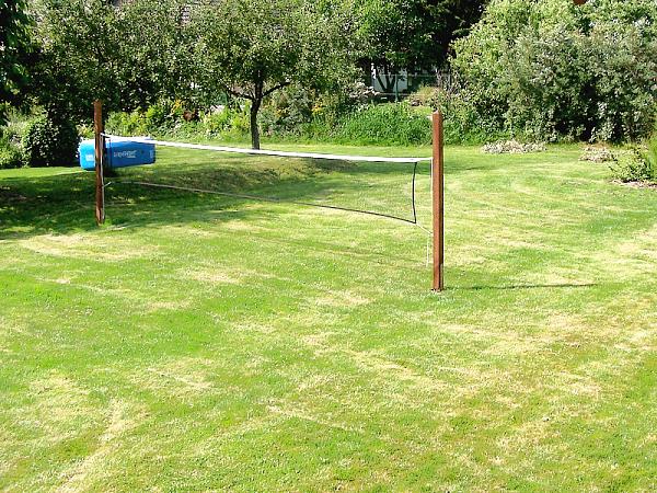 Au&szlig;enanlage der Ferienwohnung: Natur pur, Entspannung im Gr&uuml;nen